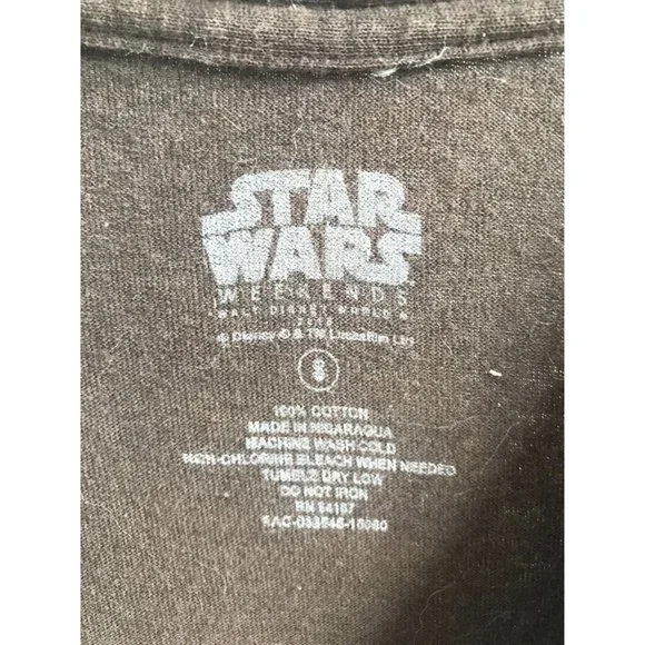 Star Wars Disney Tee Tshirt Unisex Sz S Brown 2015 Exclusive Weekends Jedi Trio - Picture 3 of 3